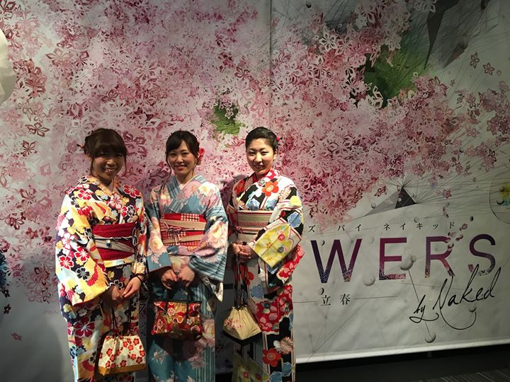日本橋を着物・和装で楽しもうキャンペーン実施中 NAKED FLOWERS 2021 −桜− 世界遺産・二条城