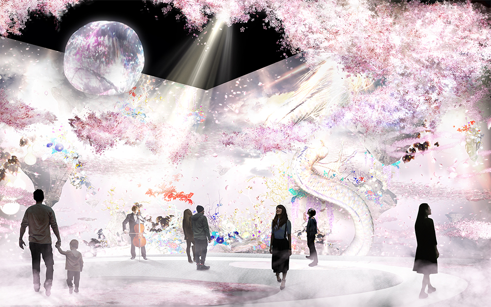 日本一早いお花見、2018年は花と舞と音楽の宴 NAKED FLOWERS 2021 −桜− 世界遺産・二条城